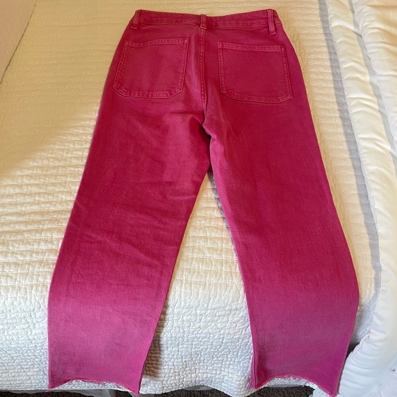Zara pink cropped flare jeans - Picture 4 of 4